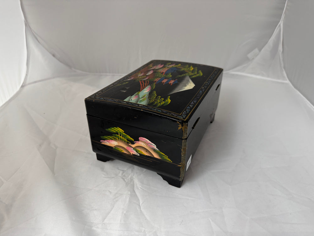 
                  
                    Vintage Lacquered Jewellery / Music Box (21192)
                  
                