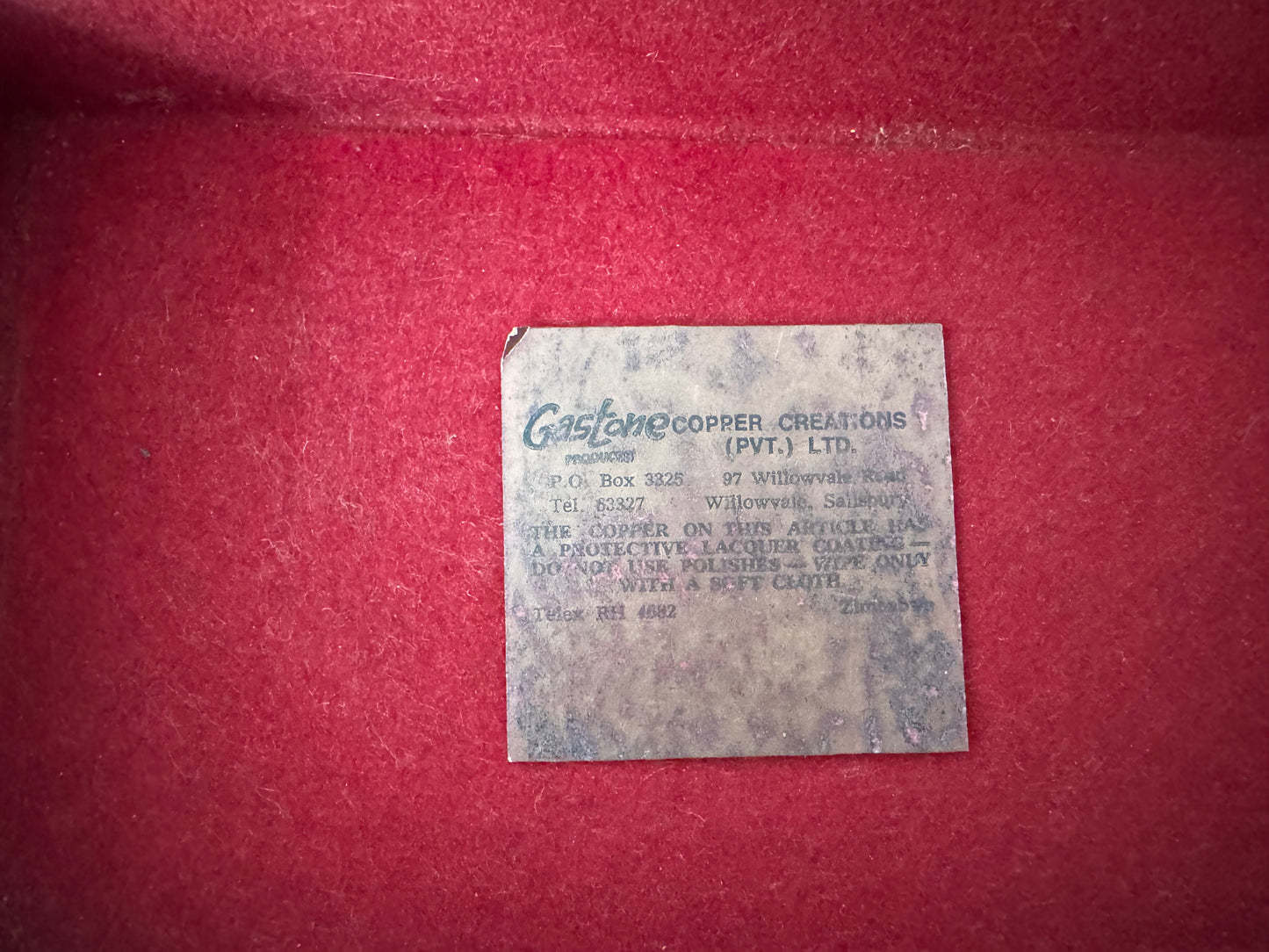 
                  
                    Vintage Gastone Copper Jewellery Box (21193)
                  
                