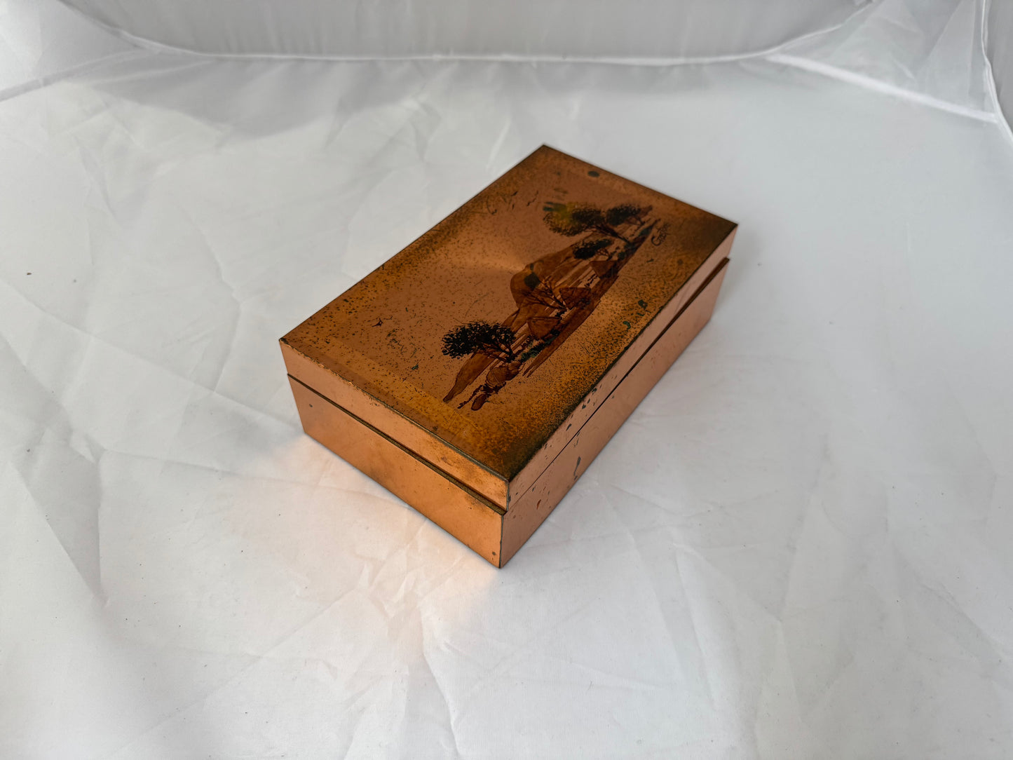 
                  
                    Vintage Gastone Copper Jewellery Box (21193)
                  
                