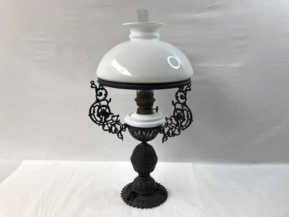 
                  
                    Vintage Metal Paraffin Table Lamp with Metal Table (16329)
                  
                