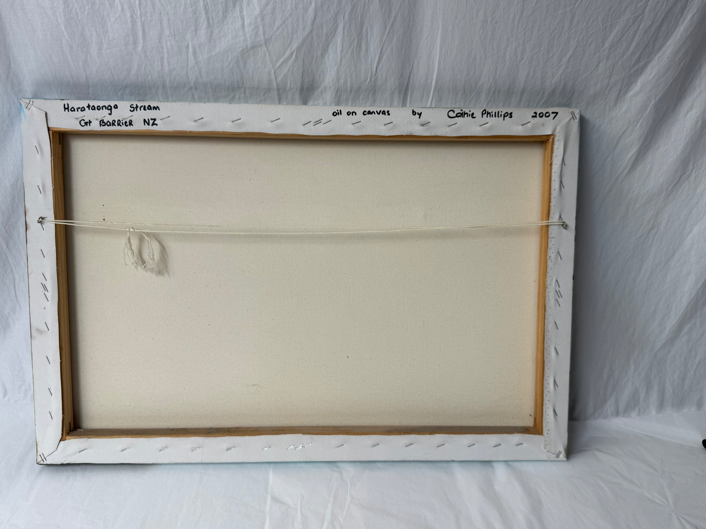 
                  
                    Oil - Harataonga Stream Gt Barrier Island by Cathie Phillips (21287)
                  
                