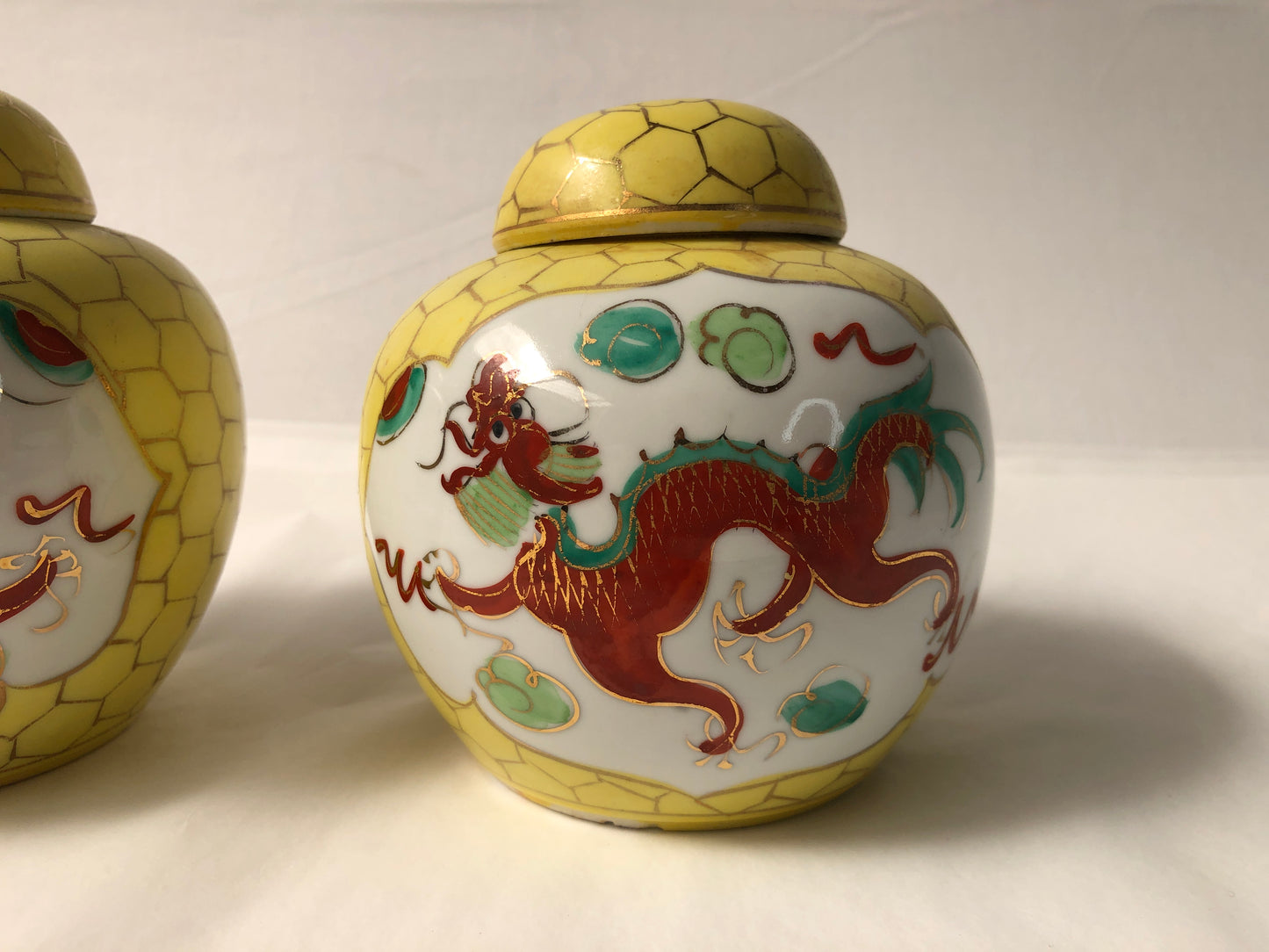 
                  
                    Vintage "Dragon" Ginger Jars x 2 (16454)
                  
                