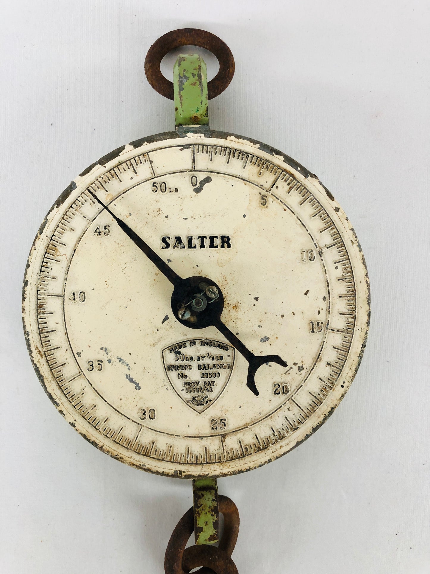 
                  
                    Antique Hanging Slater Scales (14612)
                  
                