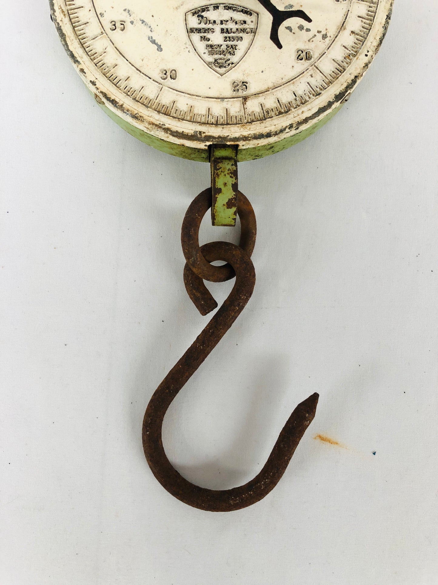 
                  
                    Antique Hanging Slater Scales (14612)
                  
                