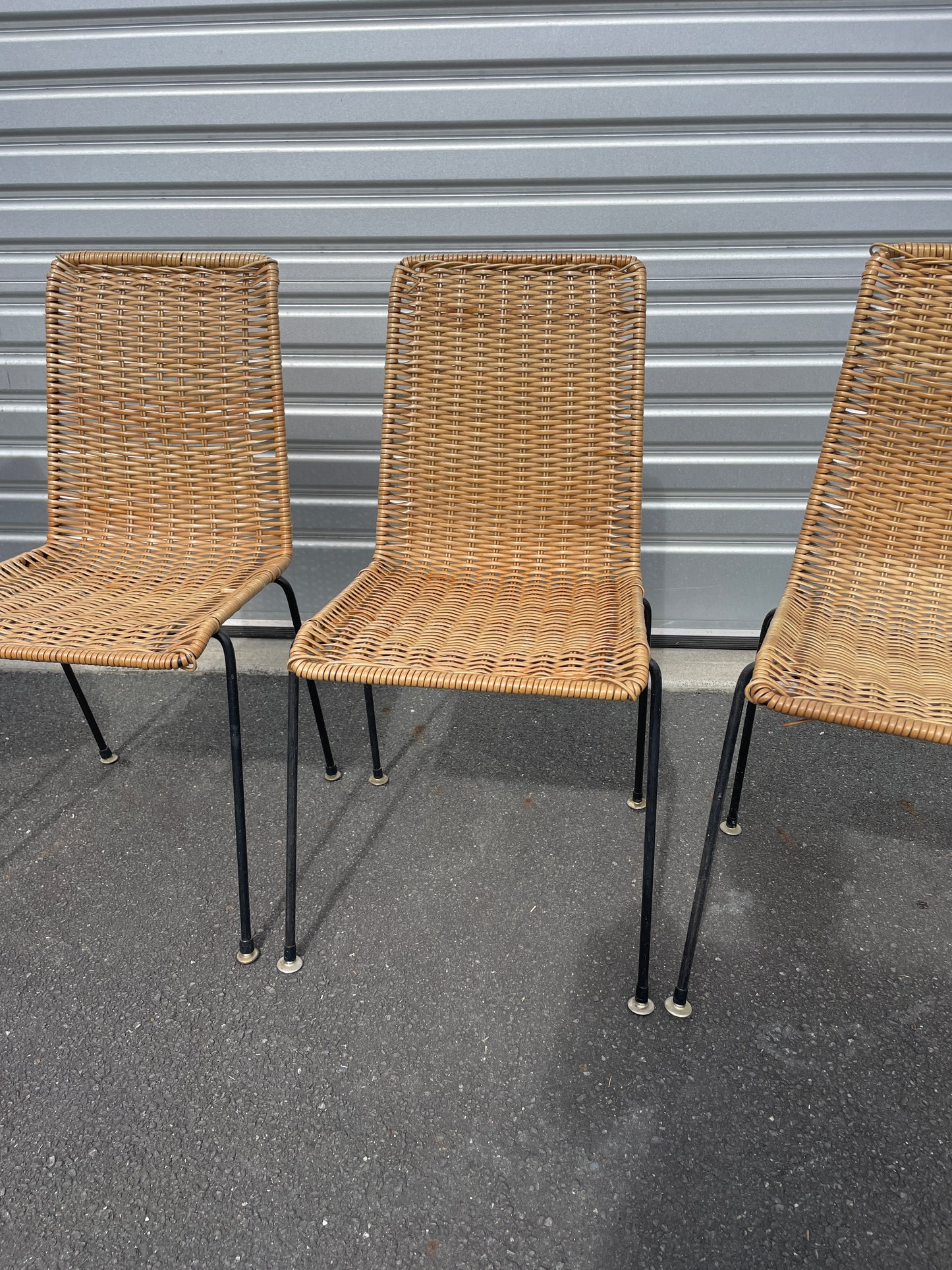 
                  
                    Retro Cane / Rattan DIning Chairs x 4 (17208)
                  
                