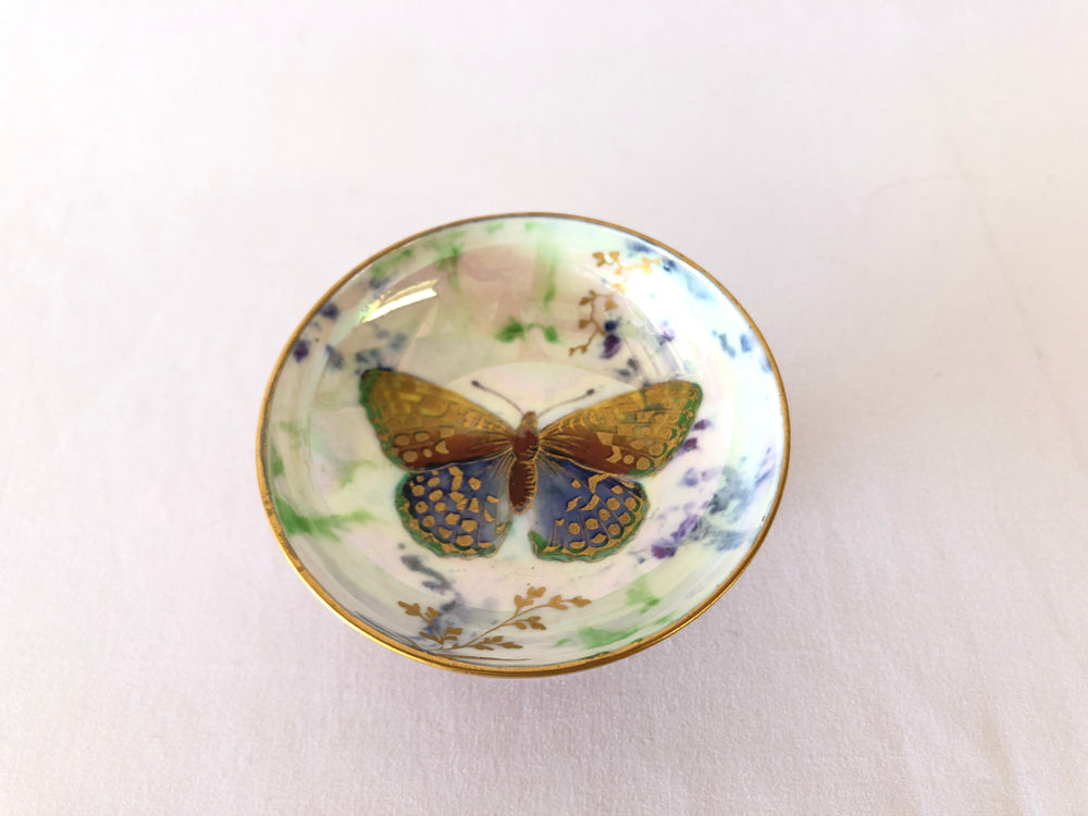 Antique c1920 Aynsley Fairyland Butterfly Salt Bowl (14832)