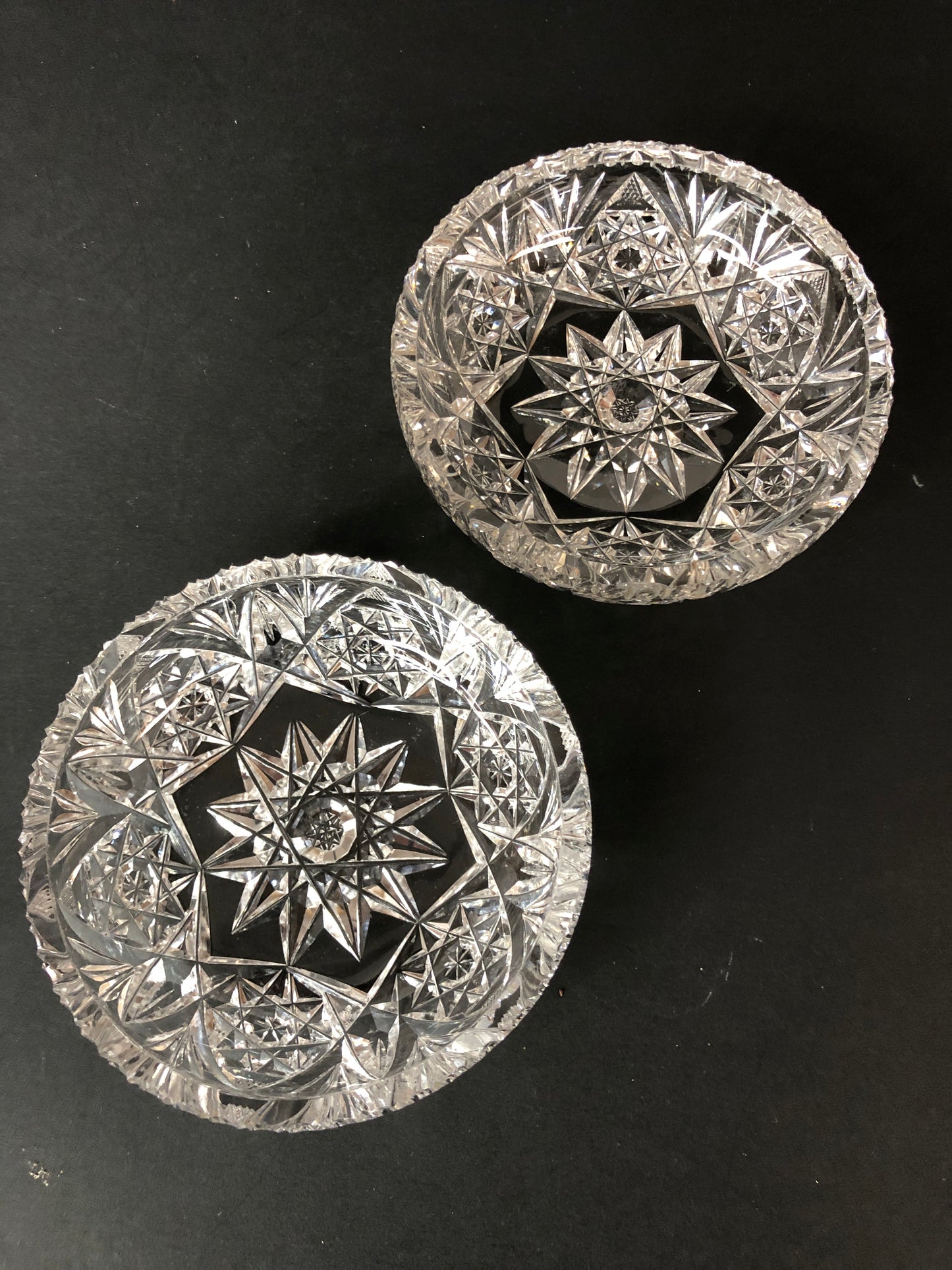 
                  
                    Antique Roden Bros Crystal Bowls x2 (14937)
                  
                