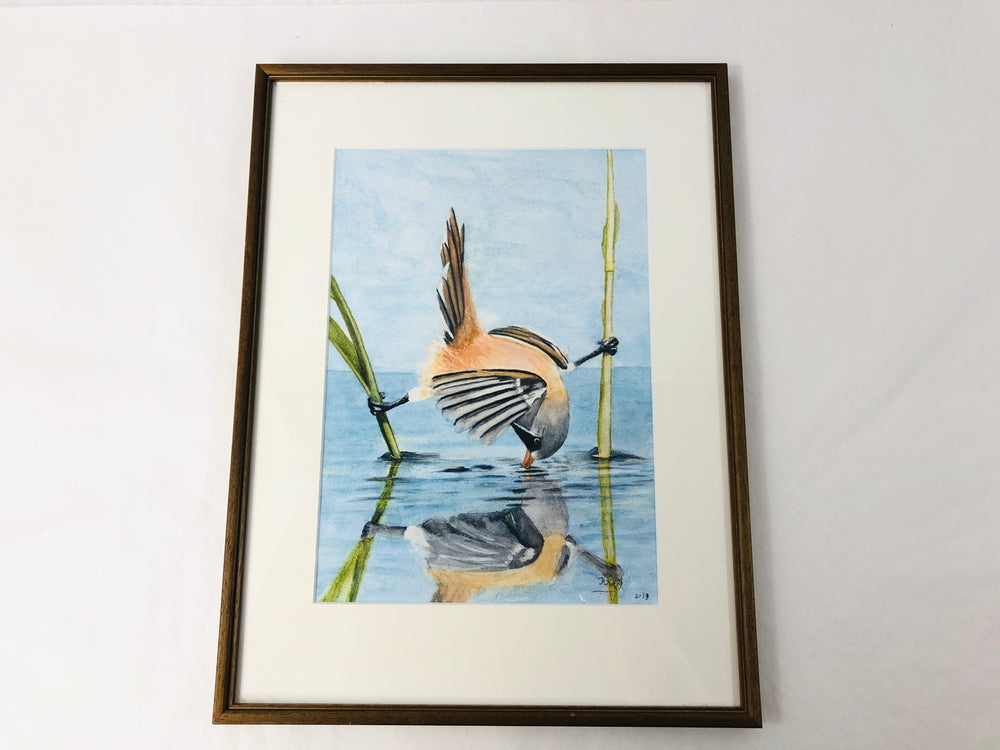 Getting a Drink - Water Colour - KMJ (21845)