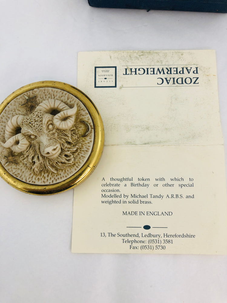 
                  
                    Solid Brass Aries Paper Weight (21890)
                  
                