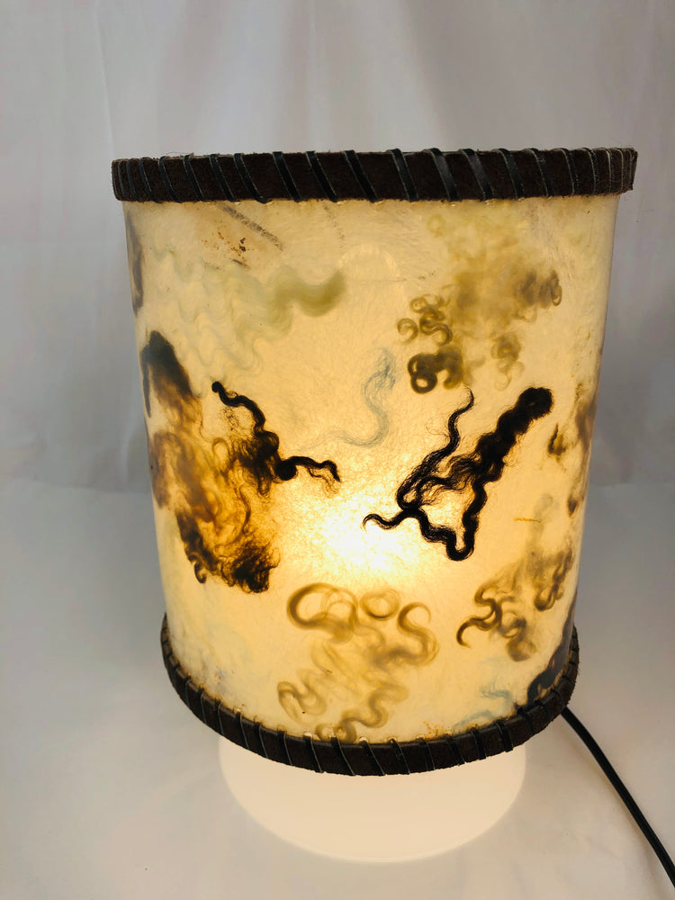 
                  
                    Natural Look Lamp Shade - Wool inlay and Leather (21912)
                  
                
