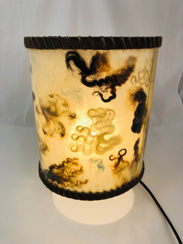 
                  
                    Natural Look Lamp Shade - Wool inlay and Leather (21912)
                  
                