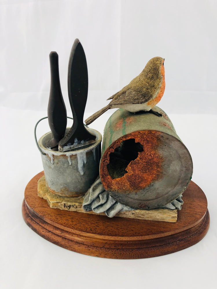 
                  
                    Border Fine Arts - Ray Ayres - Robins in Nest (21882)
                  
                