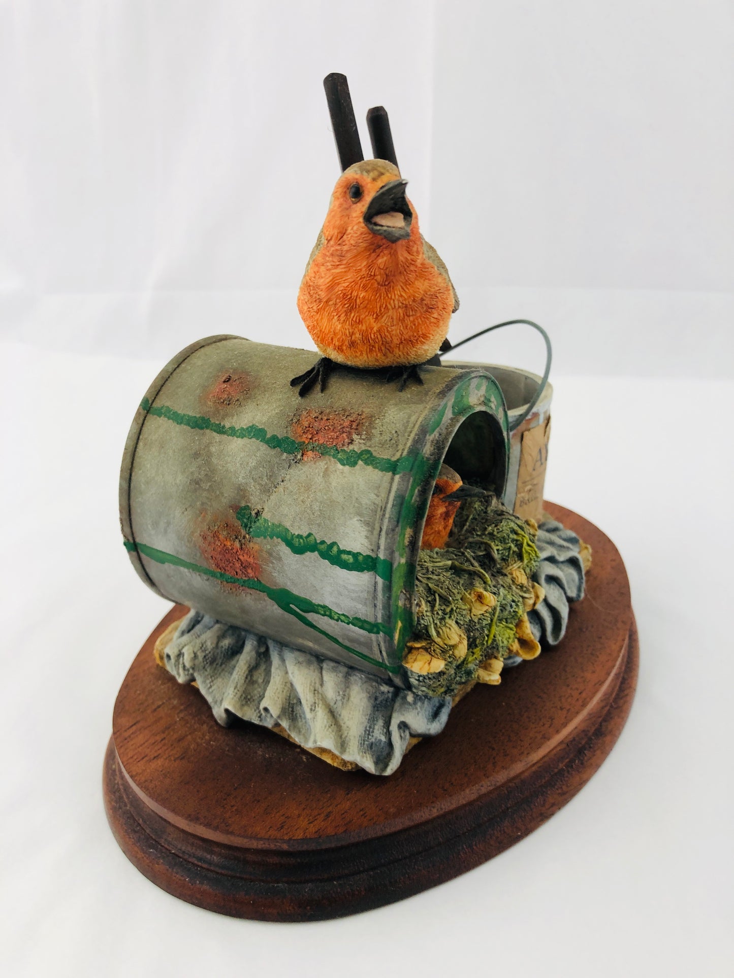 
                  
                    Border Fine Arts - Ray Ayres - Robins in Nest (21882)
                  
                