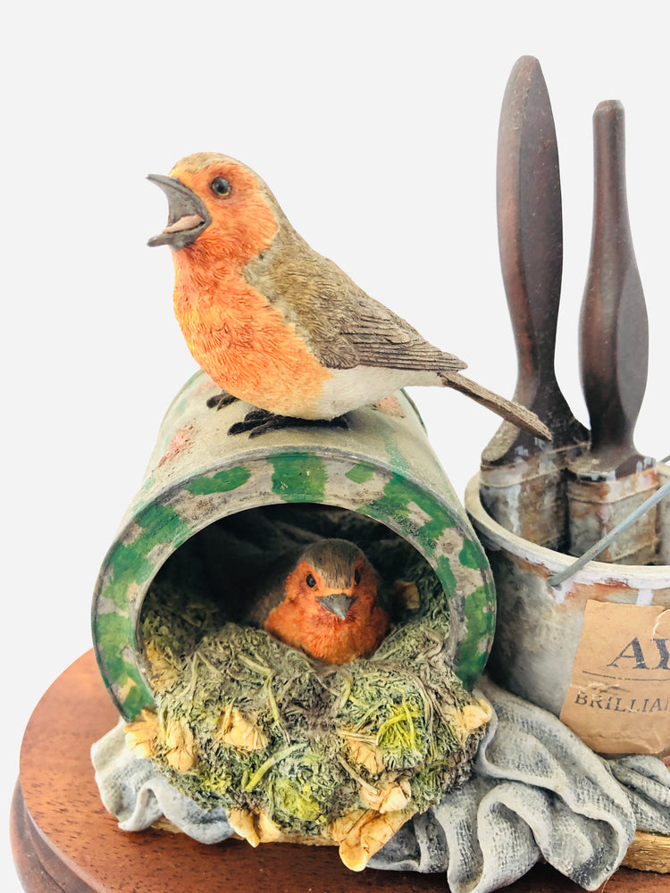 
                  
                    Border Fine Arts - Ray Ayres - Robins in Nest (21882)
                  
                