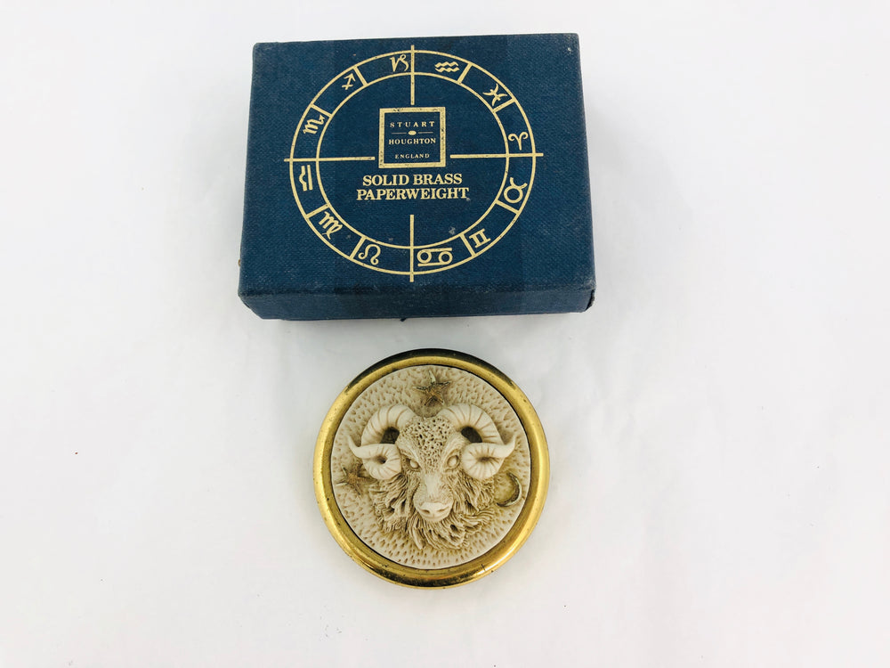 Solid Brass Aries Paper Weight (21890)
