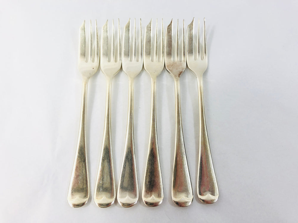 EPNS Silver Fish Forks x 6 (21944)