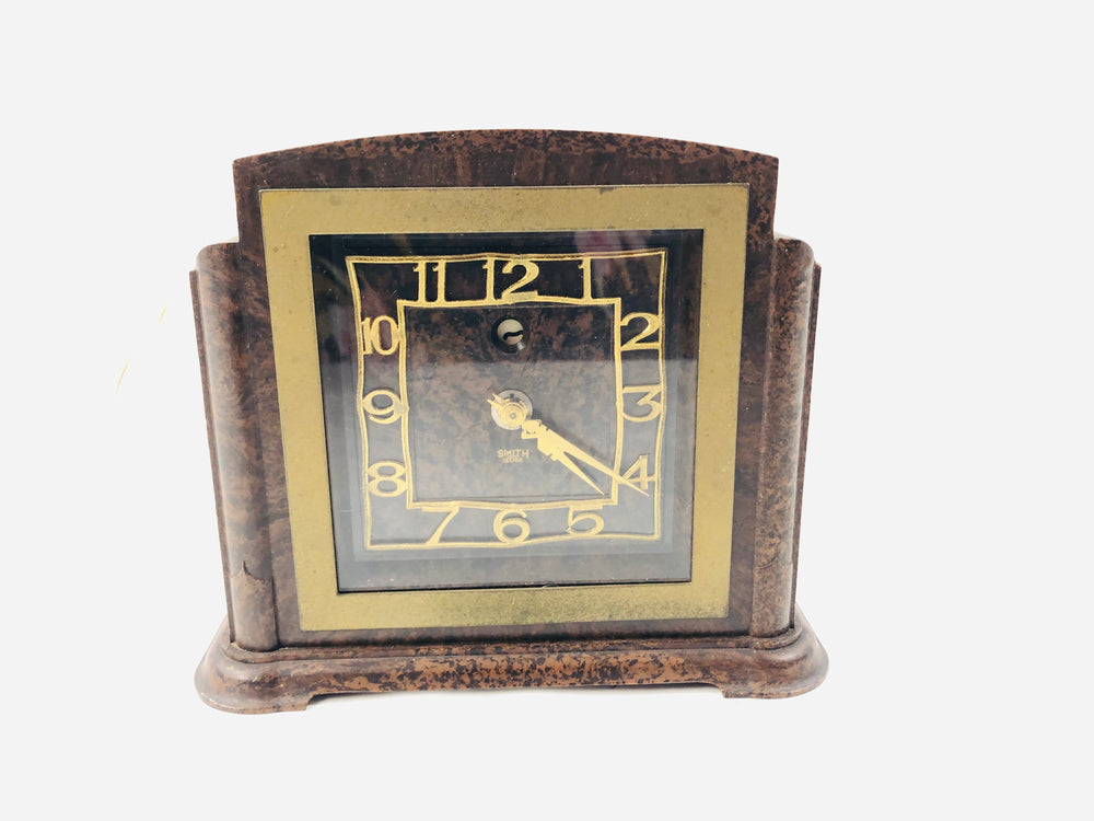 Art Deco Smiths Bakelite Mantel Clock (21939)