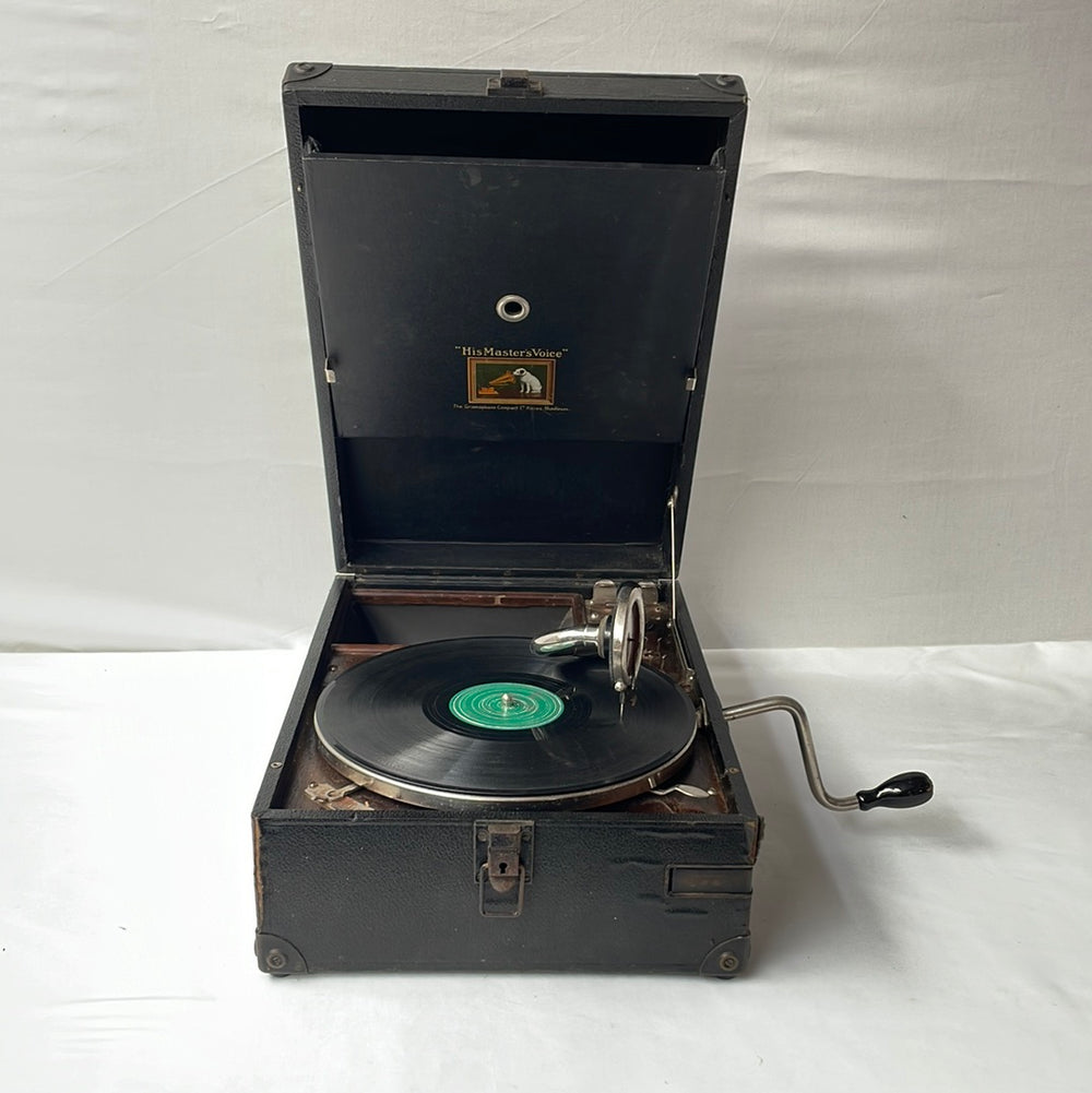 Antique HMV Gramophone Portable 101 (16595)