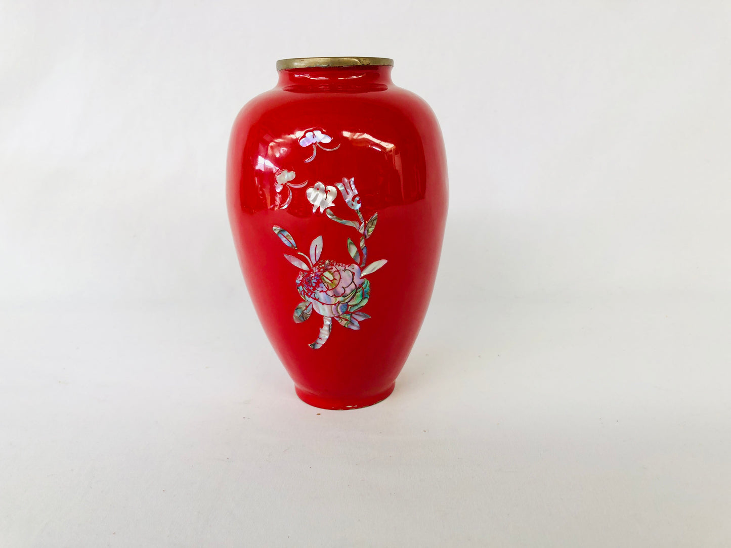 
                  
                    Vintage Red Brass Vase (14029)
                  
                