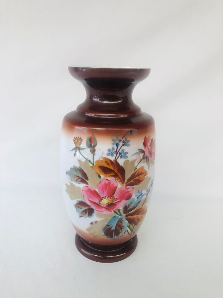 
                  
                    Superb BRISTOL Glass Vase - Hand Painted (14515)
                  
                